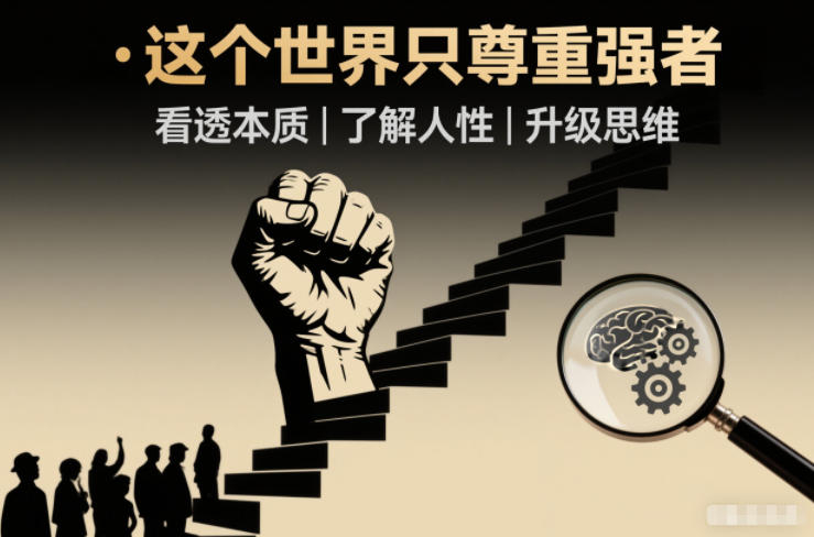 开悟1.0:这个世界只尊重强者,看透本质-了解人性-升级思维-界海网创