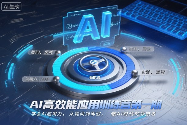 AI高效能应用训练营第一期,学会AI应用力,从提问到驾驭,做AI时代的领航者(更新)-界海网创