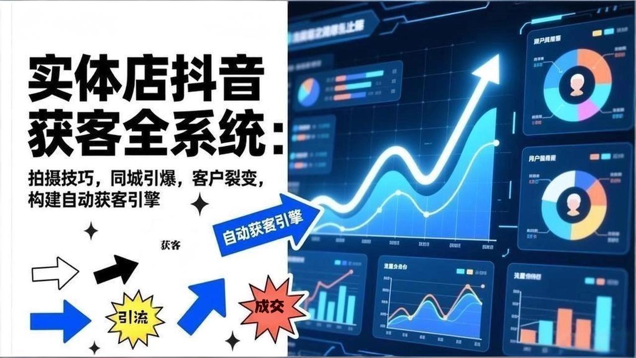 2026实体店抖音获客全系统:拍摄技巧,同城引爆,客户裂变,构建自动获客引擎-界海网创