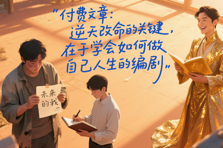 付费文章:逆天改命的关键,在于学会如何做自己人生的编剧-界海网创