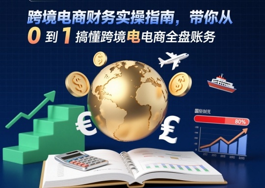 跨境电商财务实操指南，带你从0到1搞懂跨境电商全盘账务-界海网创