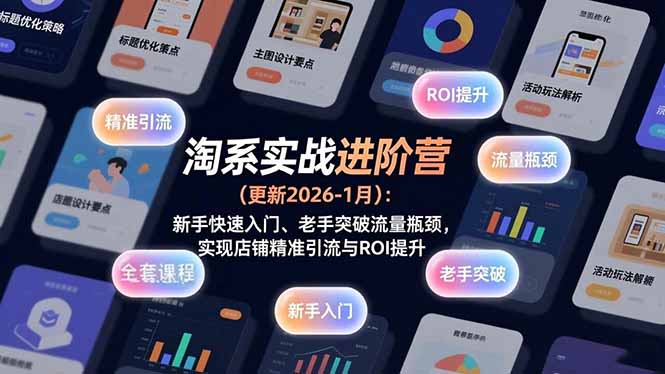 淘系实战进阶营(更新2026-1月-界海网创