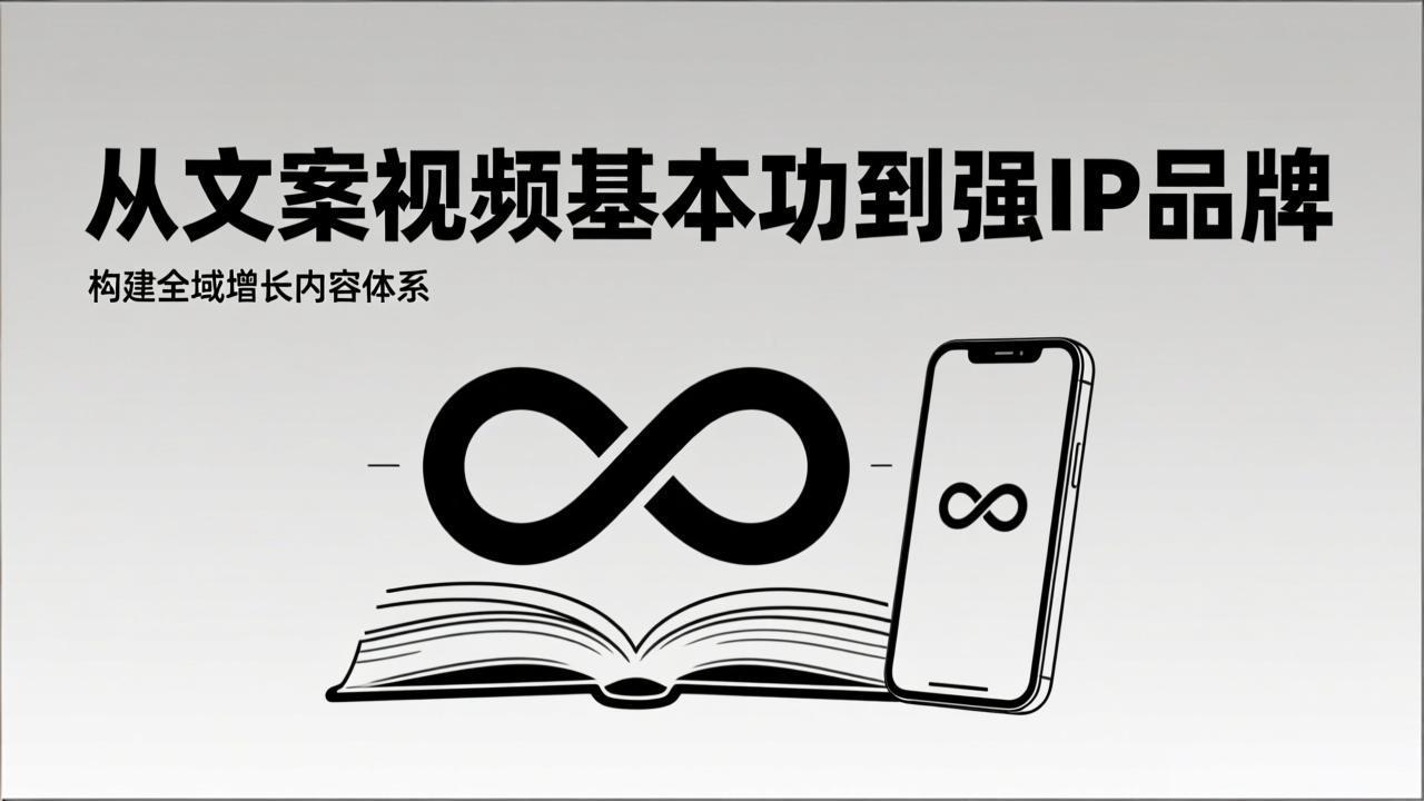 2026内容获客系统课:从文案视频基本功到强IP品牌,构建全域增长内容体系-界海网创