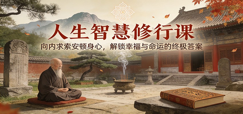 人生智慧修行课:向内求索安顿身心,解锁幸福与命运的终极答案-界海网创
