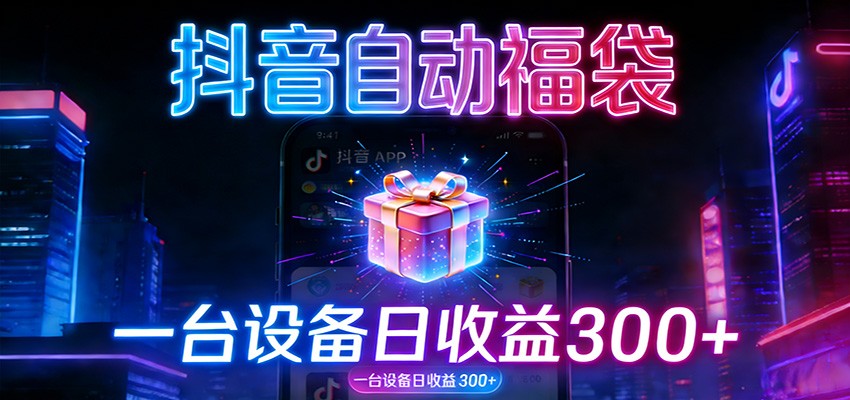 全自动抢福袋神器：24小时不停歇，日产出500＋-界海网创