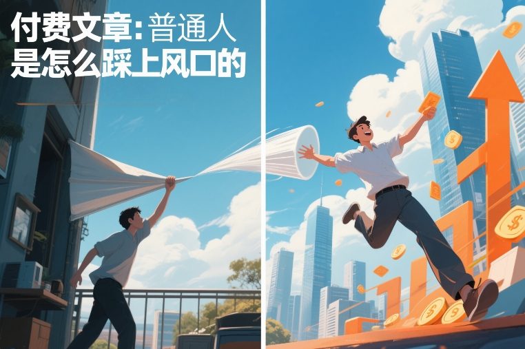 付费文章:普通人是怎么踩上风口的-界海网创