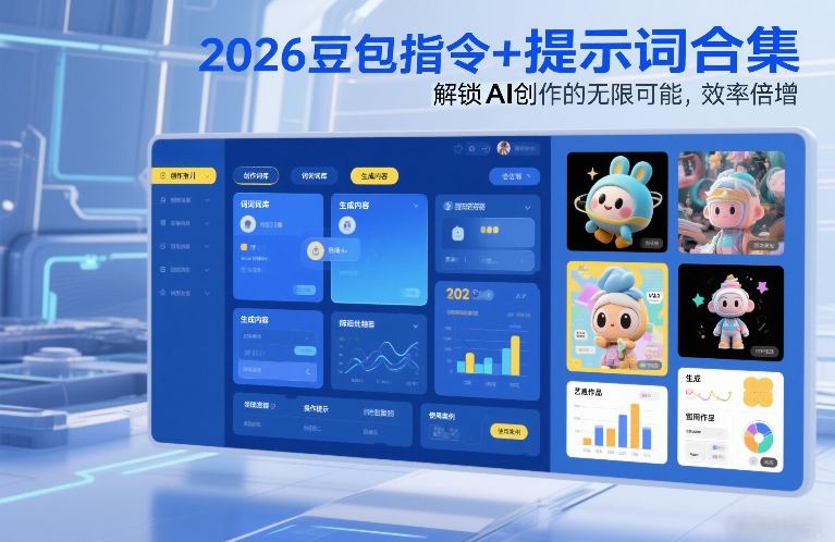 2026豆包指令+提示词合集，解锁AI创作的无限可能，效率倍增-界海网创