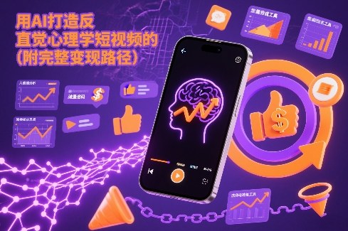 用AI打造“反直觉”心理学短视频的流量密码(附完整变现路径)-界海网创