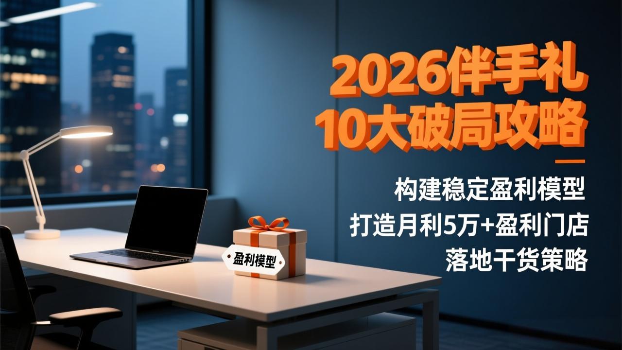 2026伴手礼10大破局攻略:构建稳定盈利模型,打造月利5万+盈利门店,落地干货策略-界海网创